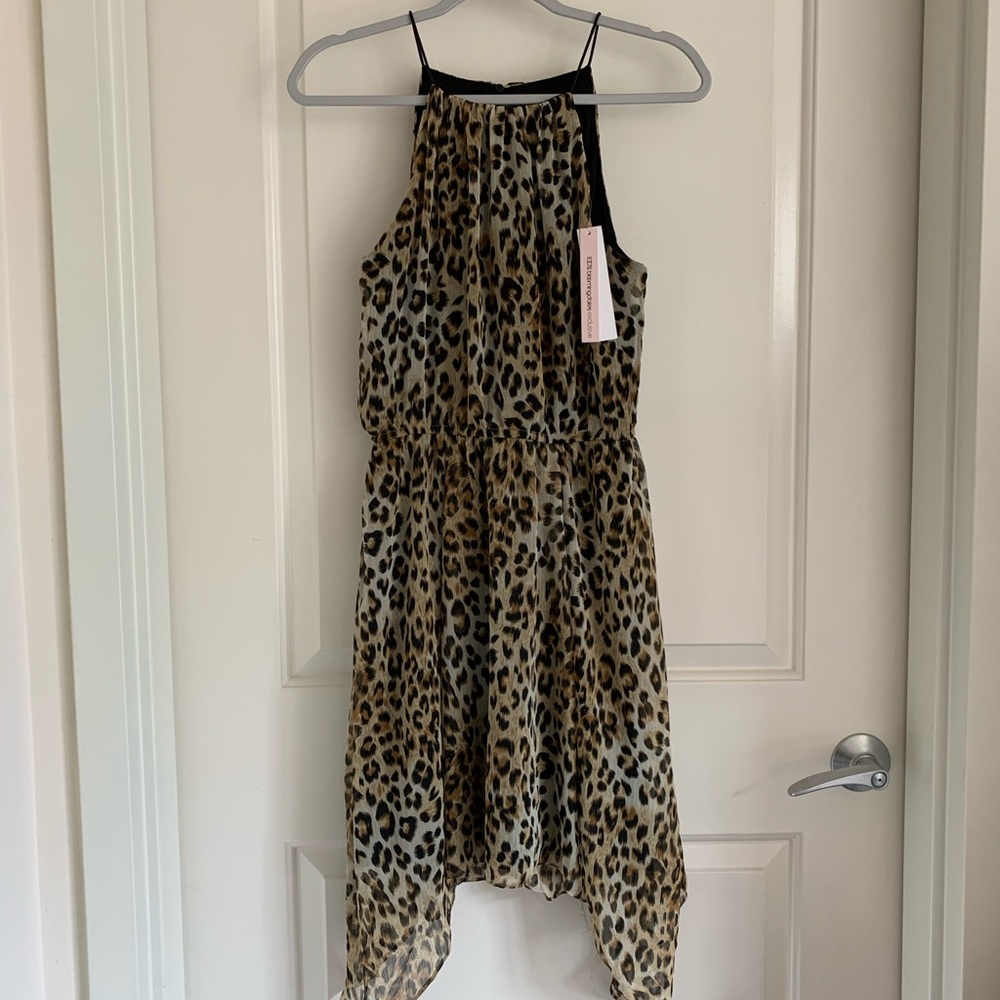 NWT Aqua Asymmetrical Hem Dress